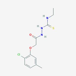 2-[(2-chloro-5-methylphenoxy)acetyl]-N-ethylhydrazinecarbothioamide