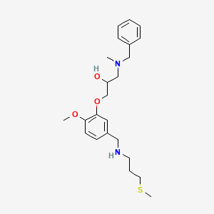 1-[benzyl(methyl)amino]-3-[2-methoxy-5-({[3-(methylthio)propyl]amino}methyl)phenoxy]-2-propanol