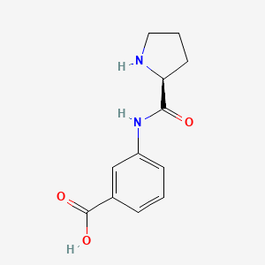 3-(Prolylamino)benzoic acid