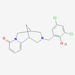 11-[(3,5-Dichloro-2-hydroxyphenyl)methyl]-7,11-diazatricyclo[7.3.1.02,7]trideca-2,4-dien-6-one