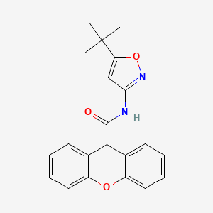 N-(5-tert-butyl-3-isoxazolyl)-9H-xanthene-9-carboxamide