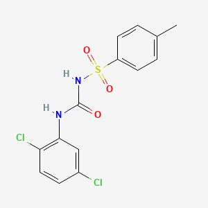 N-[(2,5-dichlorophenyl)carbamoyl]-4-methylbenzenesulfonamide