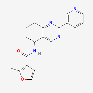 2-methyl-N-[2-(3-pyridinyl)-5,6,7,8-tetrahydro-5-quinazolinyl]-3-furamide