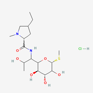 molecular formula C17H33ClN2O6S B601511 (2R)-4-乙基-N-[2-羟基-1-[(3R,4R,6R)-3,4,5-三羟基-6-甲基硫代氧代氧杂环-2-基]丙基]-1-甲基吡咯烷-2-甲酰胺；盐酸盐 CAS No. 11021-35-5