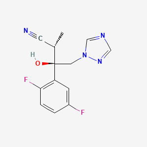 molecular formula C13H12F2N4O B601514 (2s,3r)-3-(2,5-Difluorophenyl)-3-hydroxy-2-methyl-4-(1h-1,2,4-triazol-1-yl)butanenitrile CAS No. 241479-74-3