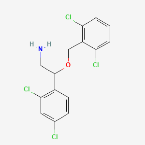 molecular formula C15H13Cl4NO B601517 2-(2,6-Dichlorobenzyloxy)-2-(2,4-dichlorophenyl)ethylamine CAS No. 1305320-62-0