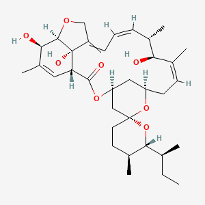 molecular formula C34H50O8 B601523 Ivermectin Impurity G CAS No. 73162-95-5