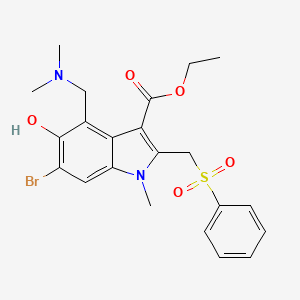 molecular formula C22H25BrN2O5S B601530 阿比多尔砜 CAS No. 151455-32-2