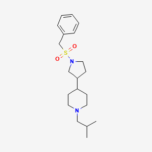 4-[1-(benzylsulfonyl)-3-pyrrolidinyl]-1-isobutylpiperidine