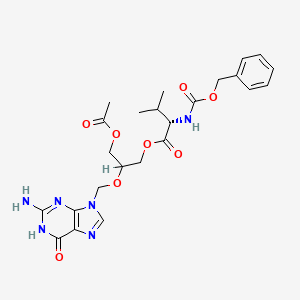 molecular formula C24H30N6O8 B601547 O-Acetyl N-Benzyloxycarbonyl Valganciclovir CAS No. 194159-22-3
