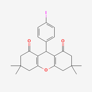 9-(4-iodophenyl)-3,3,6,6-tetramethyl-3,4,5,6,7,9-hexahydro-1H-xanthene-1,8(2H)-dione