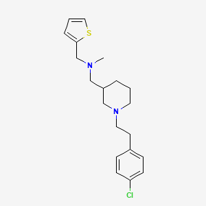 ({1-[2-(4-chlorophenyl)ethyl]-3-piperidinyl}methyl)methyl(2-thienylmethyl)amine