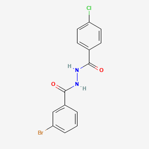 3-bromo-N'-(4-chlorobenzoyl)benzohydrazide