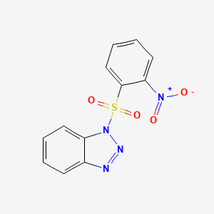 1h-1,2,3-benzotriazol-1-yl (2-nitrophenyl) sulfone