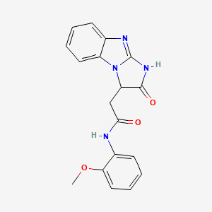 N-(2-methoxyphenyl)-2-(2-oxo-2,3-dihydro-1H-imidazo[1,2-a]benzimidazol-3-yl)acetamide