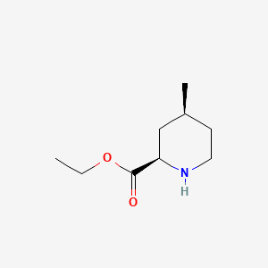 B601579 trans-Ethyl 4-methylpiperidine-2-carboxylate CAS No. 79199-61-4
