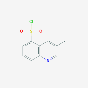 molecular formula C10H8ClNO2S B601582 3-甲基喹啉-5-磺酰氯 CAS No. 94975-84-5
