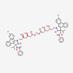 molecular formula C33H32FN2O6Ca1/2 B601598 阿托伐他汀内酰胺菲钙盐 CAS No. 148127-12-2