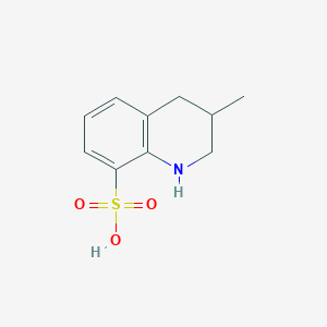 molecular formula C10H13NO3S B601608 Ácido 3-metil-1,2,3,4-tetrahidroquinolina-8-sulfónico CAS No. 153886-68-1