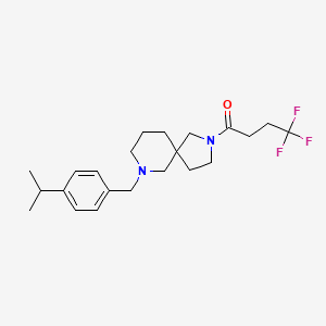 7-(4-isopropylbenzyl)-2-(4,4,4-trifluorobutanoyl)-2,7-diazaspiro[4.5]decane