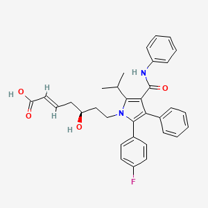 molecular formula C33H33FN2O4 B601622 阿托伐他汀 3-脱氧庚-2E-烯酸 CAS No. 1105067-93-3