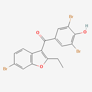 molecular formula C17H11Br3O3 B601624 苯溴马隆杂质 B CAS No. 1402819-05-9