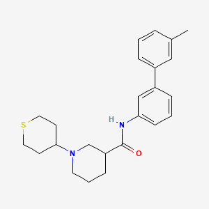 N-(3'-methyl-3-biphenylyl)-1-(tetrahydro-2H-thiopyran-4-yl)-3-piperidinecarboxamide