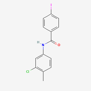 N-(3-chloro-4-methylphenyl)-4-iodobenzamide