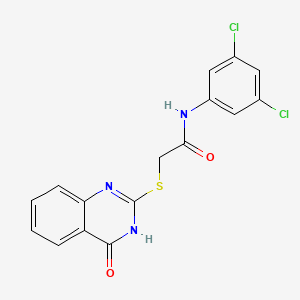 N-(3,5-dichlorophenyl)-2-[(4-oxo-3,4-dihydro-2-quinazolinyl)thio]acetamide