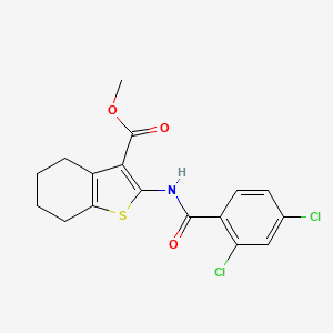 methyl 2-[(2,4-dichlorobenzoyl)amino]-4,5,6,7-tetrahydro-1-benzothiophene-3-carboxylate