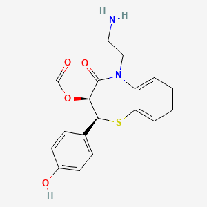 molecular formula C19H20N2O4S B601672 N,N,O-Tridesmethyl Diltiazem CAS No. 159734-23-3