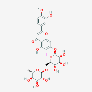 molecular formula C28H31IO15 B601674 6-碘橙皮苷 CAS No. 1431536-92-3