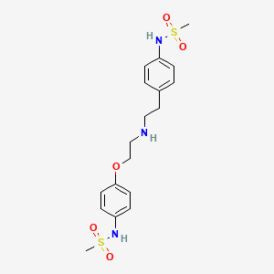 molecular formula C18H25N3O5S2 B601676 N-Desmethyldofetilide CAS No. 176447-94-2