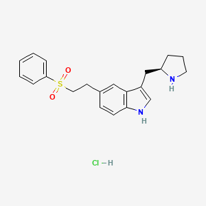 molecular formula C21H24N2O2S.HCl B601691 N-Desmethyl Eletriptan Hydrochloride CAS No. 1391054-78-6