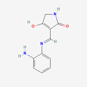 3-{[(2-aminophenyl)amino]methylene}-2,4-pyrrolidinedione