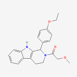 1-[1-(4-Ethoxyphenyl)-1H,2H,3H,4H,9H-pyrido[3,4-B]indol-2-YL]-2-methoxyethan-1-one