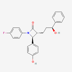 (3R,4S)-1-(4-fluorophenyl)-3-((S)-3-hydroxy-3-phenylpropyl)-4-(4-hydroxyphenyl)azetidin-2-one