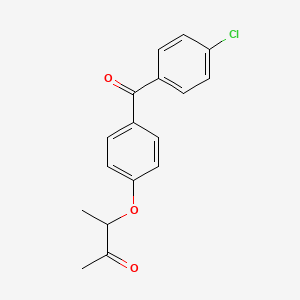 3-[4-(4-Chlorobenzoyl)phenoxy]butan-2-one