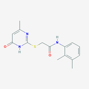 N-(2,3-dimethylphenyl)-2-[(4-methyl-6-oxo-1,6-dihydropyrimidin-2-yl)sulfanyl]acetamide