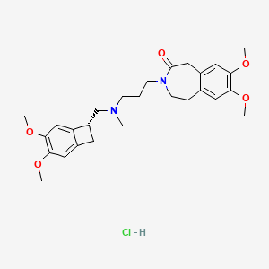 molecular formula C27H37ClN2O5 B601730 Ivabradine R-Isomer HCl CAS No. 148849-68-7