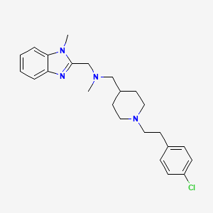 ({1-[2-(4-chlorophenyl)ethyl]-4-piperidinyl}methyl)methyl[(1-methyl-1H-benzimidazol-2-yl)methyl]amine