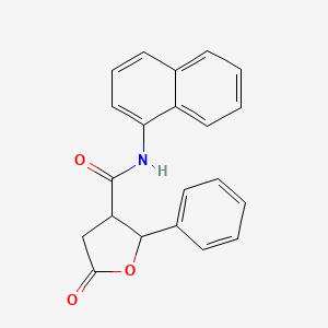 N-naphthalen-1-yl-5-oxo-2-phenyloxolane-3-carboxamide