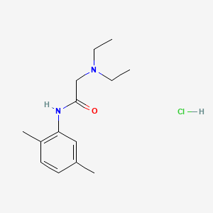 molecular formula C14H23ClN2O B601740 2-(二乙氨基)-N-(2,5-二甲苯基)乙酰胺盐酸盐 CAS No. 1012864-23-1