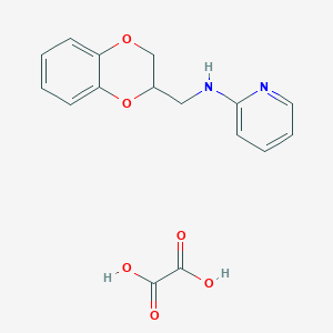 N-(2,3-dihydro-1,4-benzodioxin-2-ylmethyl)-2-pyridinamine oxalate