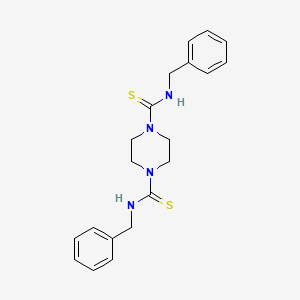 N,N'-dibenzylpiperazine-1,4-dicarbothioamide