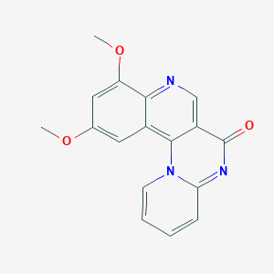 14,16-dimethoxy-2,8,12-triazatetracyclo[8.8.0.02,7.013,18]octadeca-1(18),3,5,7,10,12,14,16-octaen-9-one