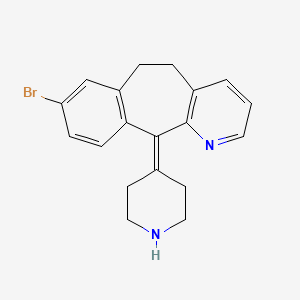 molecular formula C19H19BrN2 B601758 13-Bromo-2-piperidin-4-ylidene-4-azatricyclo[9.4.0.03,8]pentadeca-1(11),3(8),4,6,12,14-hexaene CAS No. 117796-50-6