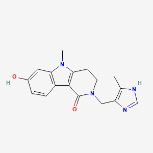 molecular formula C17H18N4O2. HCl B601761 Unii-gmq9U2S2PG CAS No. 863485-44-3