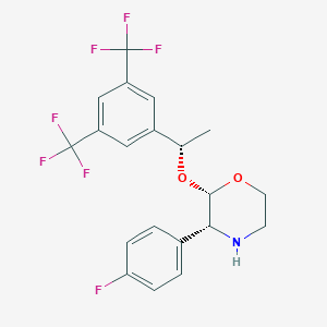 molecular formula C20H18F7NO2. HCl B601770 阿普立干杂质 1 CAS No. 327623-37-0