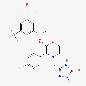 molecular formula C23H21F7N4O3 B601779 ent-Aprepitant CAS No. 172822-29-6